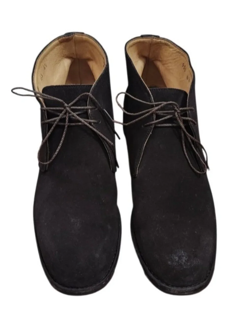Belfiore dal 1953 Men’s Suede Chukka Boots Dainite Fatto a Mano US 9.5